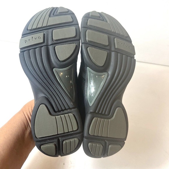 Privo by Clarks Women 5.5M Comfort Casual Black Stretch Fabric Slip On Flat Shoe - Picture 10 of 10